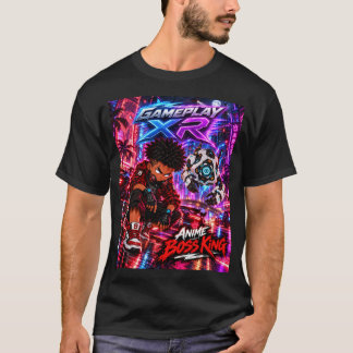 Gameplay XR Anime Boss King Neon City T-Shirt