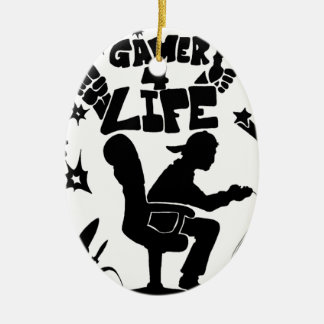 Gamer 4 Life Ceramic Tree Decoration