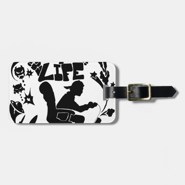 Gamer 4 Life Luggage Tag (Front Horizontal)