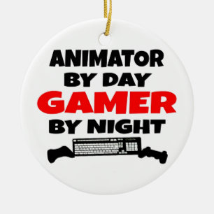 Gamer Animator Ceramic Tree Decoration