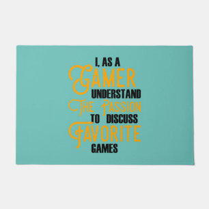 Gamer Art A Gamer Understand The Passion Doormat