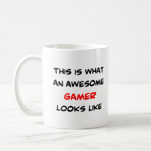 gamer, awesome coffee mug