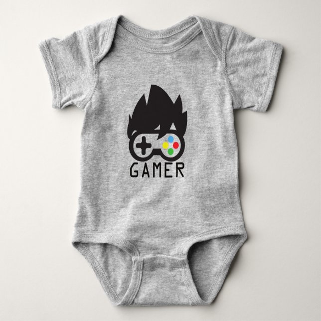 Gamer  baby bodysuit (Front)