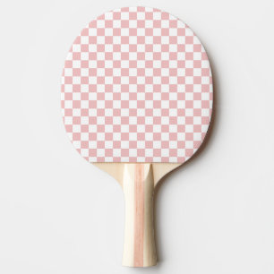 Gamer Baby Pink Chequerboard Ping Pong Paddle