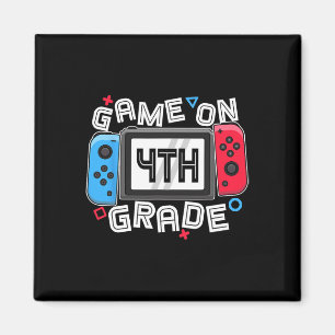 Gamer Back To School Fun Game On 4th Grade Kids Bo Magnet