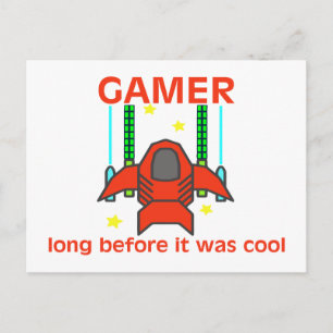 Gamer Before It Was Cool Retro Style Postcard