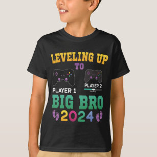 Gamer Big Brother to Be   Levelling Up to Big Bro  T-Shirt