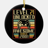 Gamer Birthday 21 Men Women Gaming Awesome Since