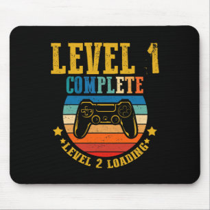 Gamer Birthday Level 1 Complete Level 2 Loading An Mouse Pad