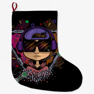 Gamer Boy Large Christmas Stocking