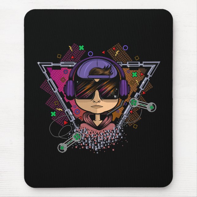 Gamer Boy Mouse Pad (Front)