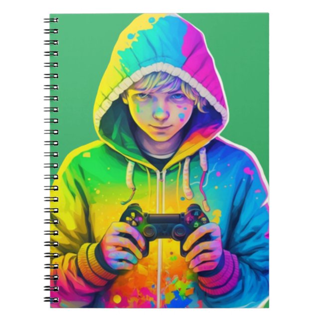 Gamer Boy  Notebook (Front)