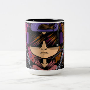 Gamer Boy Two-Tone Coffee Mug