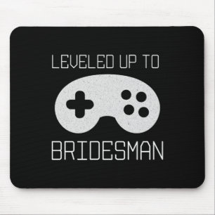 Gamer Bridesman Levelled Up Achievement Meme Mouse Pad
