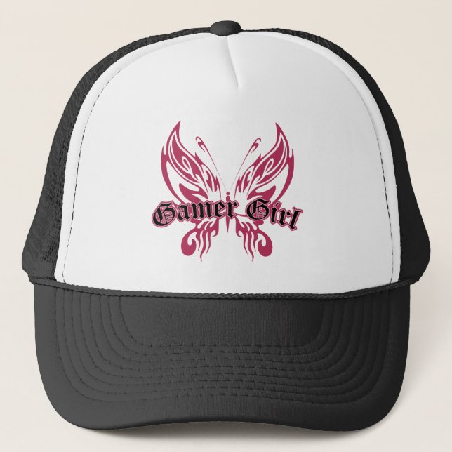 Gamer Butterfly Trucker Hat (Front)