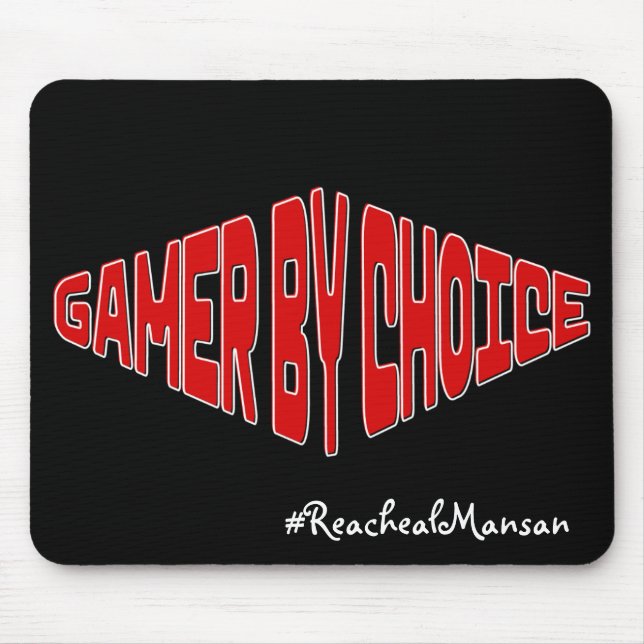 Gamer By choice Cool Mousepad for gamers (Front)