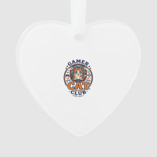 Gamer Cat Cat Mum Gift Idea - Gamer Cat Club_1 Ornament