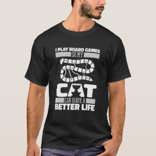 Gamer Cat Fantasy Dice Family   Gaming Rpg Board G T-Shirt