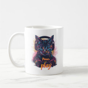 Gamer Cat Level Up Coffee Mug