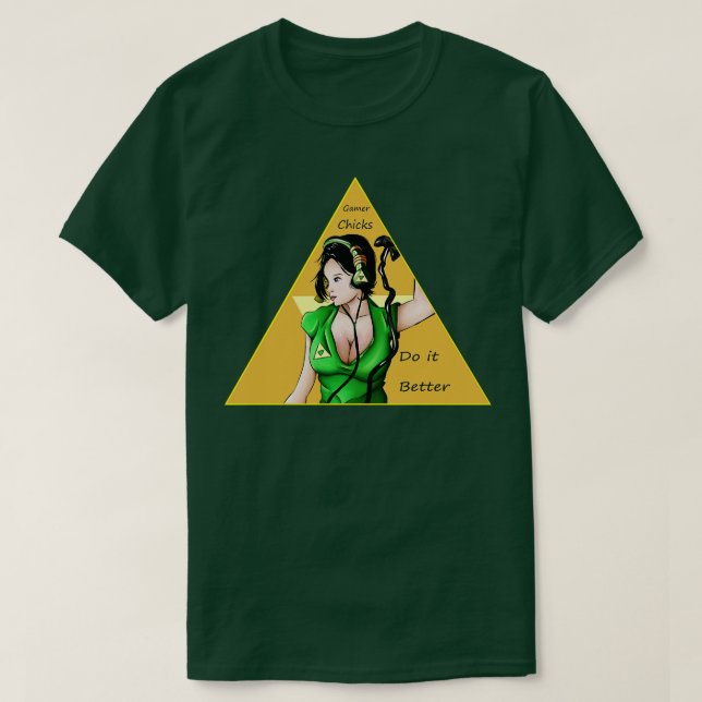 Gamer Chicks T-Shirt (Design Front)