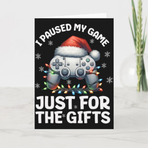 Gamer Christmas Gaming Xmas Video Games Boys Chris Card