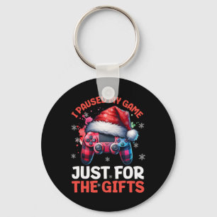 Gamer Christmas Gaming Xmas Video Games Boys Chris Key Ring