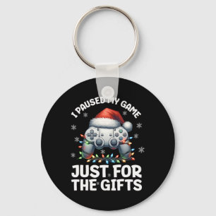 Gamer Christmas Gaming Xmas Video Games Boys Chris Key Ring