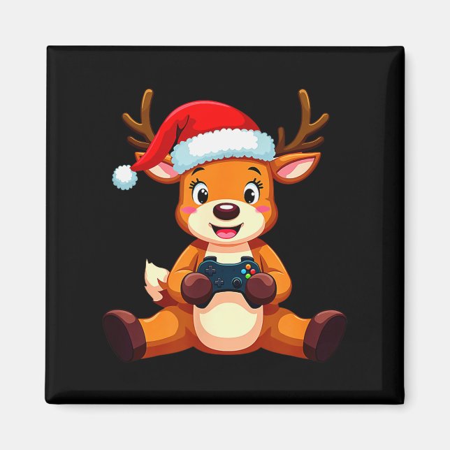 Gamer Christmas Pajamas Kids Boys Youth Christmas  Magnet (Front)