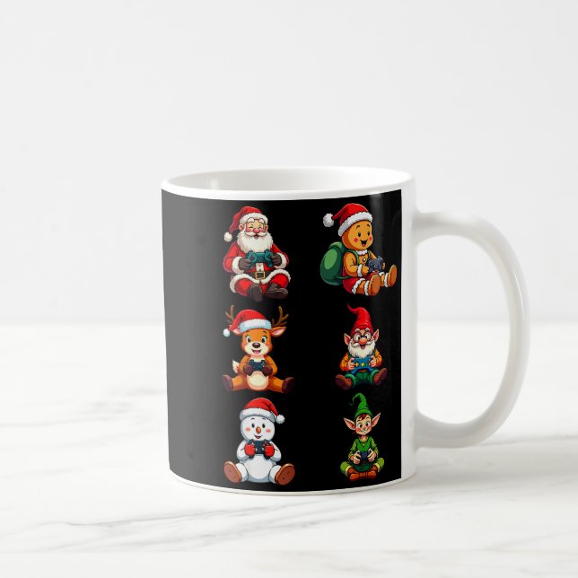 Gamer Christmas Pajamas Kids Boys Youth Teen Chris Coffee Mug (Right)