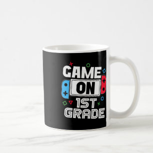 Gamer Ck To School Funny Game 1st Grade Kids Boys Coffee Mug