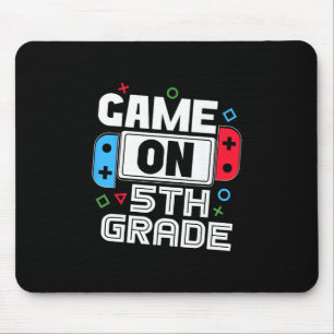 Gamer Ck To School Funny Game 5th Grade Kids Boys Mouse Pad