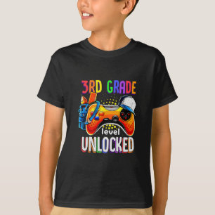 Gamer Ck To School Gamepad 3rd Third Grade Level U T-Shirt