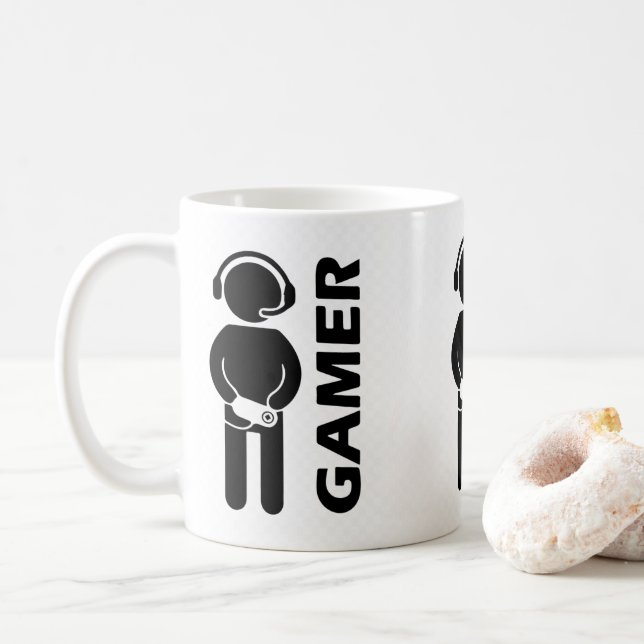 Gamer Coffee Mug (With Donut)