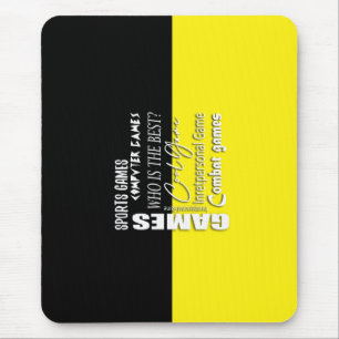 Gamer computer game mouse pad