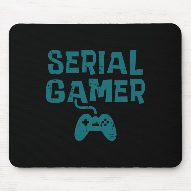 Gamer Controller Fun Gaming Video Game Lover Boys  Mouse Pad (Front)