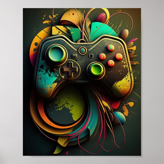 Gamer Controller Poster (Front)