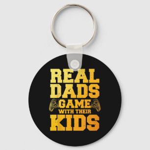Gamer Dad Art For Gaming Dad Daddy Men Game Lover Key Ring
