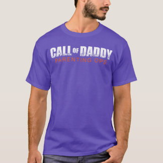 Gamer Dad Call of Daddy Call of Dad Parenting Ops  T-Shirt