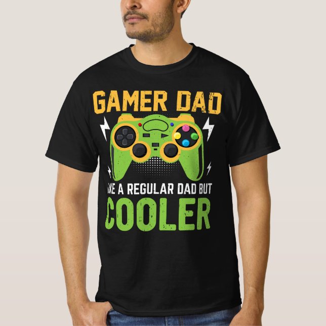 Gamer Dad Cooler T-Shirt (Front)