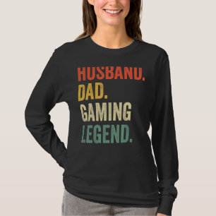 Gamer Dad Husband Dad Video Game Legend Father's T-Shirt