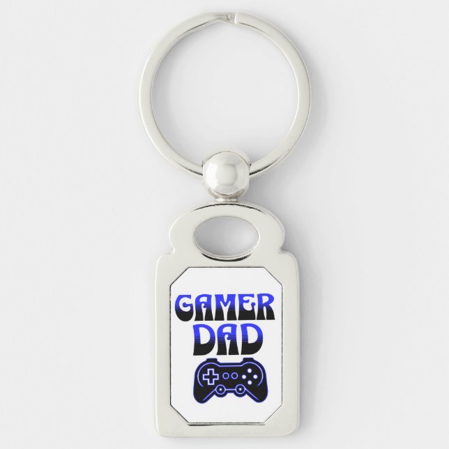 Gamer Dad Key Ring (Front)