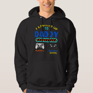 Gamer Dad Player Game Console I Levelled Up To Dad Hoodie