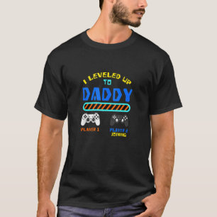 Gamer Dad Player Game Console I Levelled Up To Dad T-Shirt
