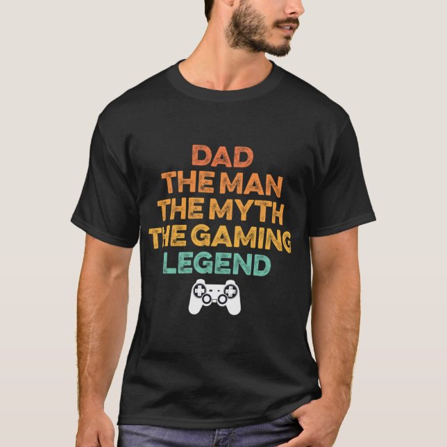 Gamer Dad retro T-Shirt (Front)