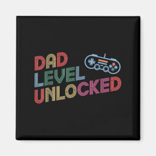 Gamer Daddy New Dad Shirt Funny Gamer Dad For Men Magnet