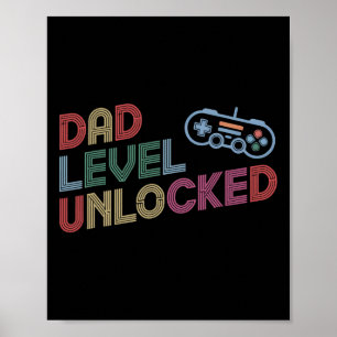 Gamer Daddy New Dad Shirt Funny Gamer Dad For Men Poster