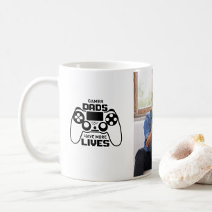 Gamer Dads Fathers Day Custom Photo Coffee Mug