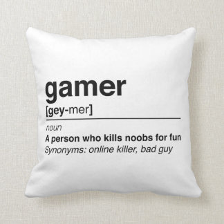 Gamer definition cushion