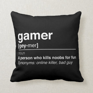 Gamer definition cushion