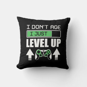 Gamer Do Not Age I Just Level Up Cushion